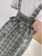 Dámska kockovaná sukňa s ramienkami A1174 3