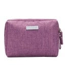 Dámská kosmetická taška z polyesteru 17 x 12,5 x 7 cm Organizér na kosmetiku na zip Melírovaná látka Světlá podšívka Poutko na boku 7