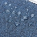 Dámská kosmetická taška z polyesteru 17 x 12,5 x 7 cm Organizér na kosmetiku na zip Melírovaná látka Světlá podšívka Poutko na boku 9