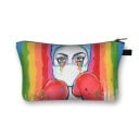 Damska kosmetyczka z motywami medycznymi Kolorowy nadruk Zapięcie na zamek błyskawiczny z uchwytem Poliester 21,5 x 13 x 15,5 cm Prezent 15