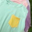 Damska koszulka w pastelowych kolorach 2