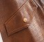 Dámská kožená mini sukně s ramínky 4