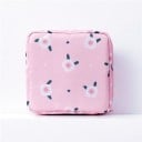 Dámska kozmetická taška Malé štvorcové puzdro na hygienické vložky a drobnosti Zips Veselý potlač Polyester 13 x 13 x 4 cm Do kabelky 5