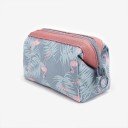Dámska kozmetická taška so širokým otvorom na zips Cestovné puzdro na kozmetiku a drogériu so vzorovaným potlačou Polyester 19 x 13 x 10 cm 4