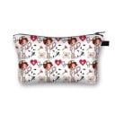 Dámska kozmetická taška so zdravotníckymi motívmi Farebný potisk Zapínanie na zips s poutkom Polyester 21,5 x 13 x 15,5 cm Darček pre zdravotníkov 24