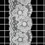 Dámská krajková podprsenka s květinami J1050 3