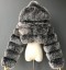 Damska kurtka zimowa ze sztucznego futra P1481 13