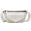Dámska ledvinka cez rameno s prednou klopou v tvare obálky Hladký minimalistický vzhľad Široký popruh Zips hore PU koža 27 x 13 x 7 cm 1