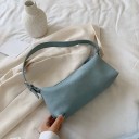 Dámska malá kabelka pod rameno 28 x 12 x 7 cm Z umelej PU kože so zrnitou štruktúrou Krátke ucho s kovovými prackami Podlouhlý tvar 5