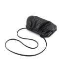 Dámska malá kabelka s naberaným tvarom a pleteným vzorom Psaníčko do ruky aj crossbody Umelá koža PU Reťaz alebo tenký popruh 28 x 14 x 10 cm 8