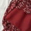 Dámska midi sukňa so vzorom kvetín G121 3
