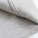 Dámska mikina na zips s kapucňou a vreckami Pohodlná šedá bavlnená mikina pre každodenné nosenie Športový štýl Mäkký a priedušný materiál 8
