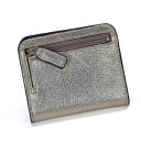 Dámska mini peňaženka z PU kože Skládací tvar so zipsovou kapsou na prednej strane Zrnitá textúra Rozmery 10,5 x 9 cm Do kabelky 1