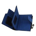 Dámska mini peňaženka z umelej kože 12 x 2 x 9,8 cm Mincovník na zips Přihrádky na karty a bankovky Zapínacie poutko a okénko na doklad 7