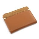 Dámská mini peněženka z umělé kůže se zipem Dvoubarevný design se zlatými kovovými detaily Malý formát 11,5 x 9,5 x 1,5 cm do kabelky 3