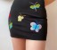 Dámska mini sukňa s motýľmi 3