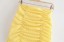 Dámska mini sukňa žltá 2
