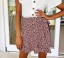 Dámská mini sukně s vázáním 4