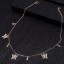 Dámska náhrdelník s hviezdami a motýle 1