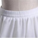 Dámská objemná tylová spodnička se 6 vrstvami pro áčkové šaty s gumou a šňůrkou v pase dlouhá bílá na svatbu univerzální velikost 5