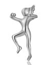 Dámska ozdobná manžeta na ucho ear cuff Otvorený tvar pre nasadenie na okraj boltca Bižutérny kov so zirkónmi alebo imitáciami perál 5