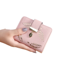 Dámská peněženka 10 x 3 x 12 cm Umělá kůže Vícebarevné provedení s motivem zlaté listy Zapínání na zip a spona 4