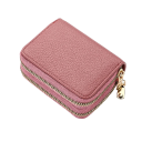 Dámská peněženka 11,5 x 8,5 x 4 cm Dvě kapsy na zip Vzorovaný povrch Polyuretanová kůže Kompaktní provedení pro každodenní použití. 9