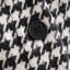 Dámska pletená sukňa čiernobiela 4