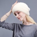 Dámska pletená zimná čiapka beanie s jemným chlupom Žebrované pletenie s ohrnutým lemom Bavlna, polyester a vlna Obvod hlavy 55 až 63 cm 9