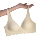 Dámská podprsenka bez kostic s tvarovanými košíčky elastan nylon pohodlná hladká konstrukce vhodná pro každodenní nenápadné nošení 6