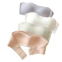 Dámská podprsenka bez ramínek hladký tvar polyester spandex pružný materiál bezešvé provedení pro šaty a topy 6