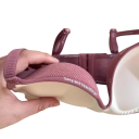 Dámska podprsenka tenké ramienka žebrovaný dizajn polyester acetát elastický materiál pohodlné prevedenie pre každodenné nosenie 8