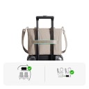 Dámská polstrovaná taška přes rameno crossbody kabelka 31 x 25 x 12 cm 9,3 l polyester s pouzdrem na notebook 13,1 palce do školy i práce 7