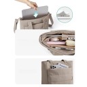 Dámská polstrovaná taška přes rameno crossbody kabelka 31 x 25 x 12 cm 9,3 l polyester s pouzdrem na notebook 13,1 palce do školy i práce 8