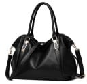 Dámska priestranná kabelka cez rameno so 2 uchami Elegantná taška do ruky s odnímateľným nastaviteľným popruhom 32 x 10 x 27 cm 3