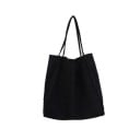 Dámská prostorná taška shopper z plátna a polyesteru Měkký splývavý tvar Dvě dlouhá úzká ucha Rozměry 37 x 37 x 20 cm Na nákupy 1
