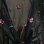 Damska prześwitująca kardigan w kwiaty P605 3