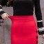 Dámska puzdrová sukňa s gombíkmi A1150 4