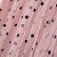 Dámská růžová tylová sukně s puntíky 2