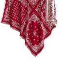 Dámska šála 130 x 130 cm Polyesterová šála s jednoduchým vzorovaním a strapatými koncami Elegantný ľahký módny doplnok Štýlová pohodlná šála 3