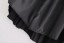 Dámska skladaná mini sukňa čierna 3