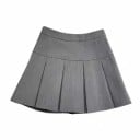 Damska spódniczka mini plisowana w stylu vintage Krótka spódnica plisowana w stylu retro Stylowy szkolny look Elegancka spódnica na lato 1