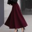 Dámská společenská sukně s vysokým pasem A1147 9