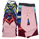 Dámska športová súprava s legínami a tielkom, jednofarebná, nylon, polyester, pohodlná a štýlová pre fitness a cvičenie 3