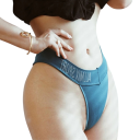 Dámská sportovní tanga s nápisem v širokém pase elastické s minimálním zadním dílem sexy spodní prádlo na každodenní nošení 6