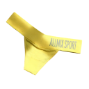 Dámská sportovní tanga s nápisem v širokém pase elastické s minimálním zadním dílem sexy spodní prádlo na každodenní nošení 7