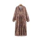Damska sukienka midi w stylu vintage 1
