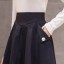 Dámska sukňa s vysokým pásom a vreckami 2