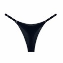 Dámská tanga se zlatými detaily hladké sexy spodní prádlo s minimálním zadním dílem na každodenní nošení 8