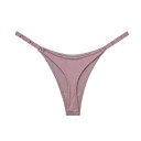Dámská tanga se zlatými detaily hladké sexy spodní prádlo s minimálním zadním dílem na každodenní nošení 7